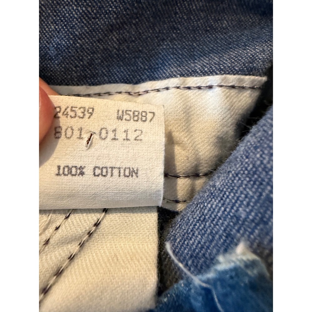 Vintage OshKosh B'Gosh VESTBAK Denim Overalls Men's 40x30 USA Made Workwear - Picture 6 of 12